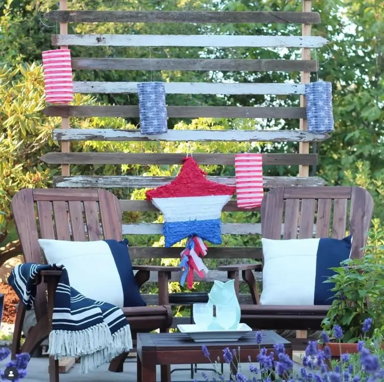 sichtschutz für den garten upcycling ideen