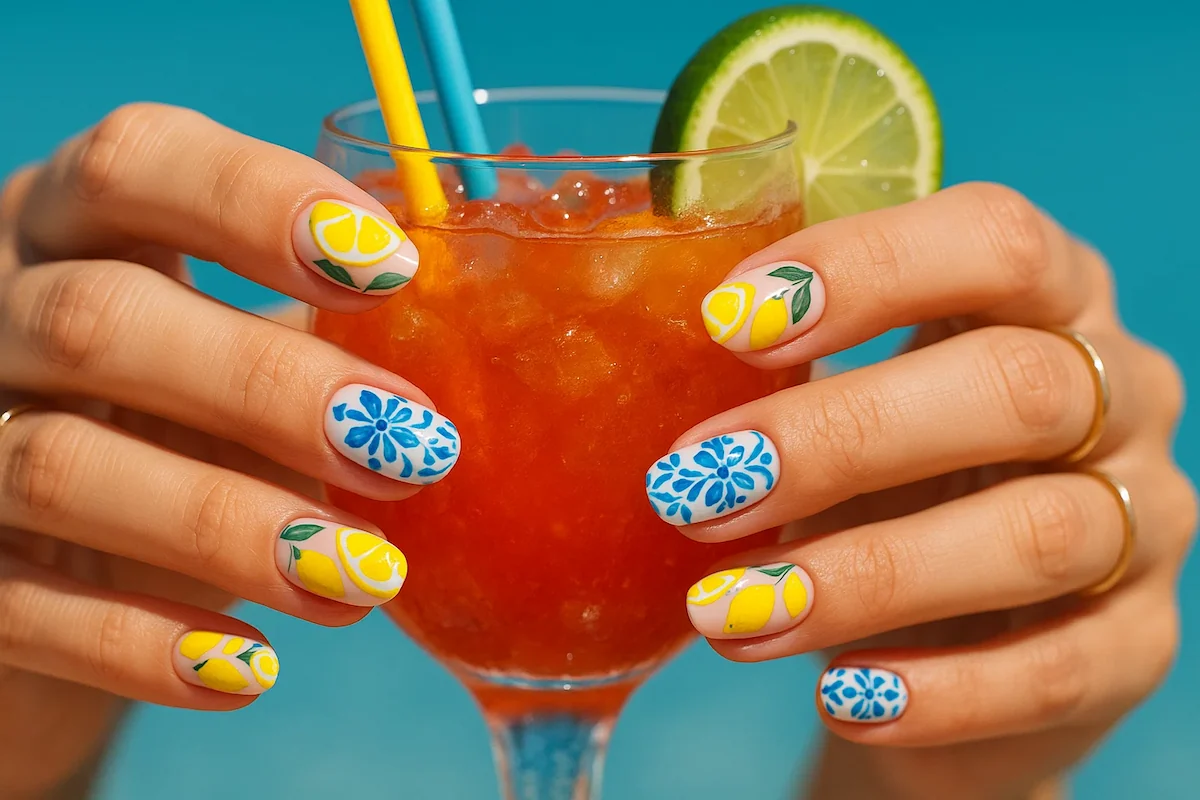 sommer urlaubsnägel inspiration