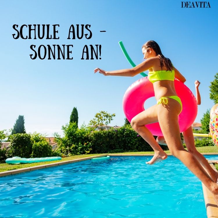 sommerferien bilder zum teilen schule aus sonne an