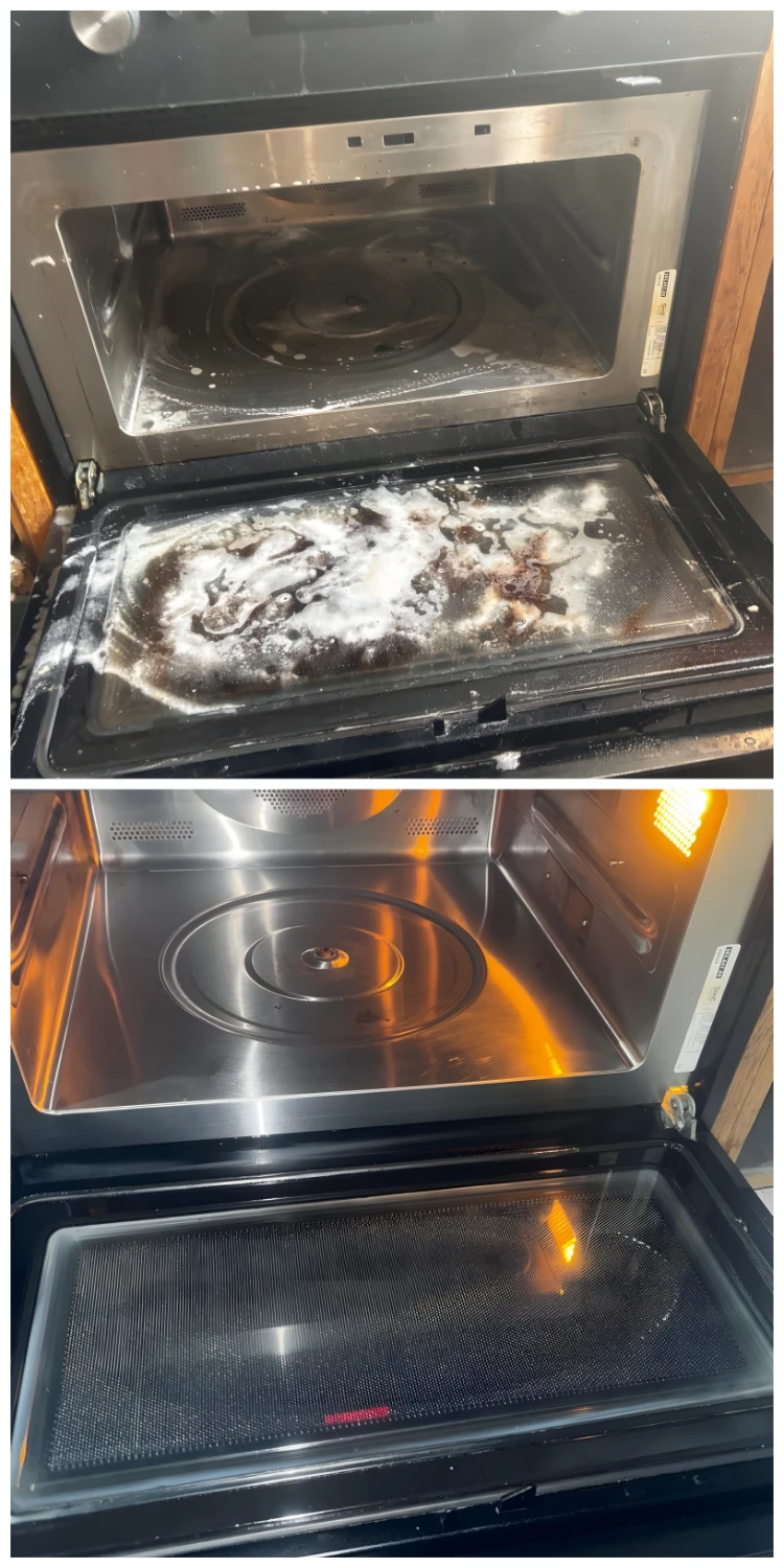 the pink stuff für die ofenreinigung vorher nachher