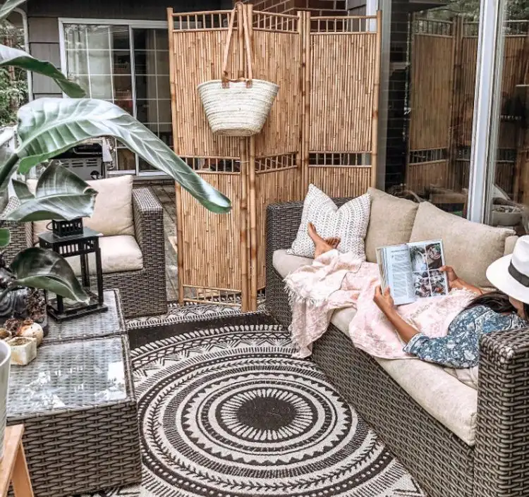 wählen sie paravents aus bambus