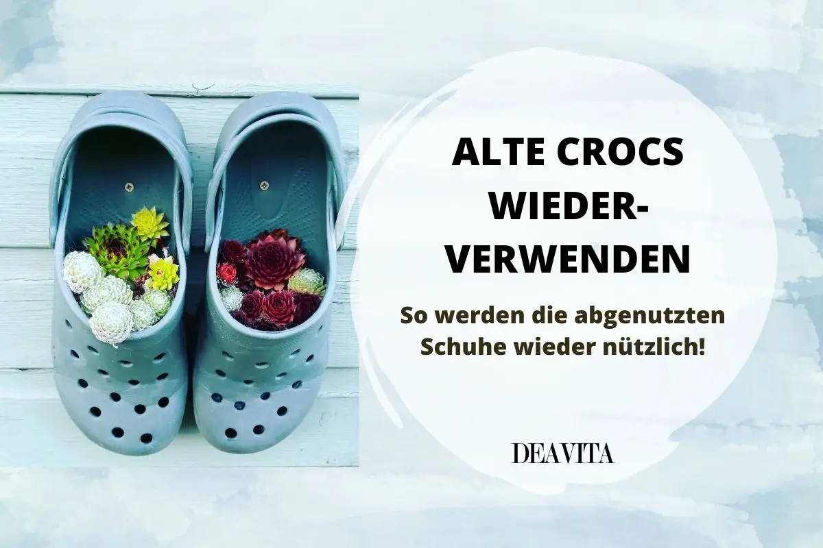 Wie Sie alte Crocs wiederverwenden mit einfachen DIY-Projekten