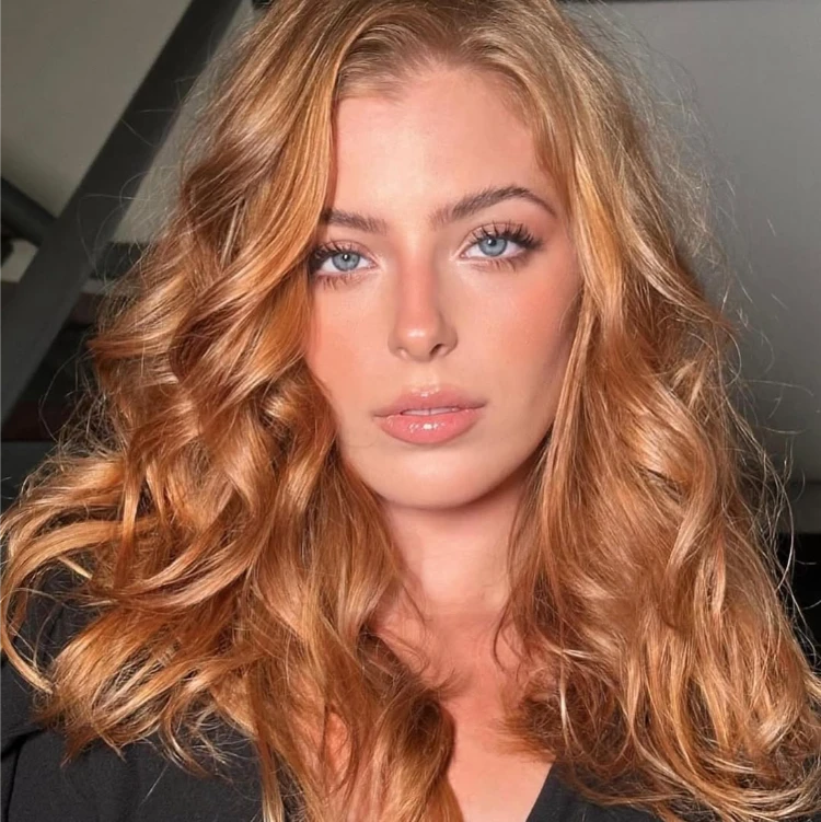 apricot coppet mit roségold nuancen