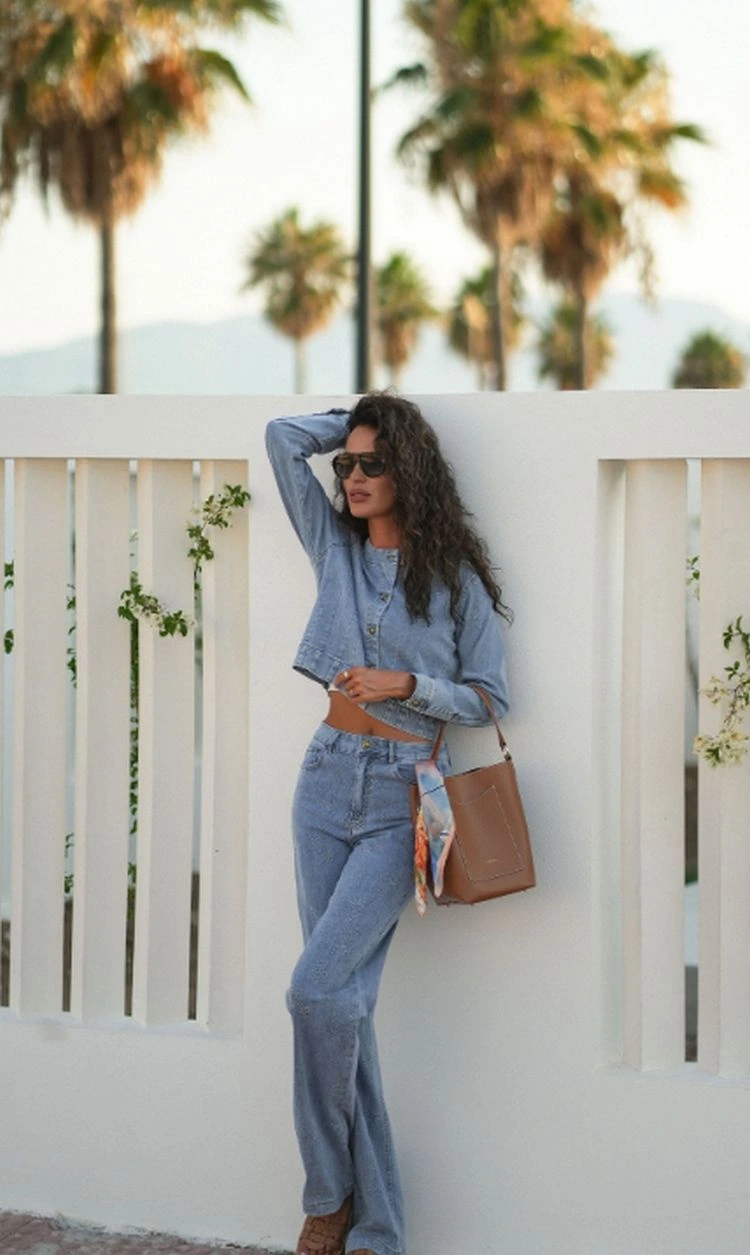 cooles soomer outfit in denim