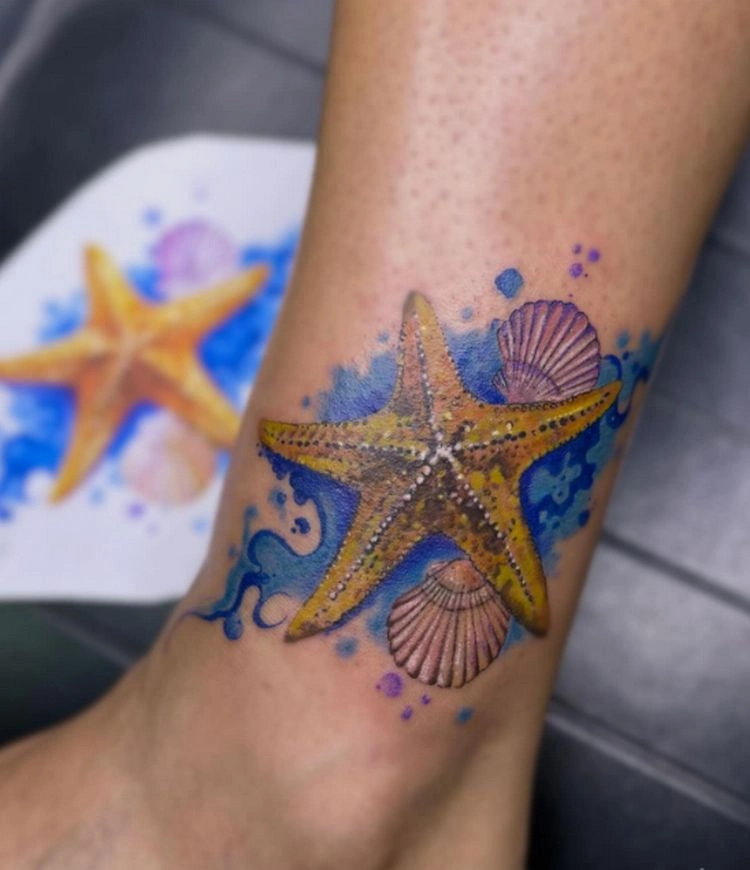 die platzierung der tätowierung