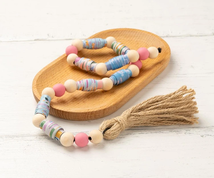 diy schmuck mit papierperlen mit kindern