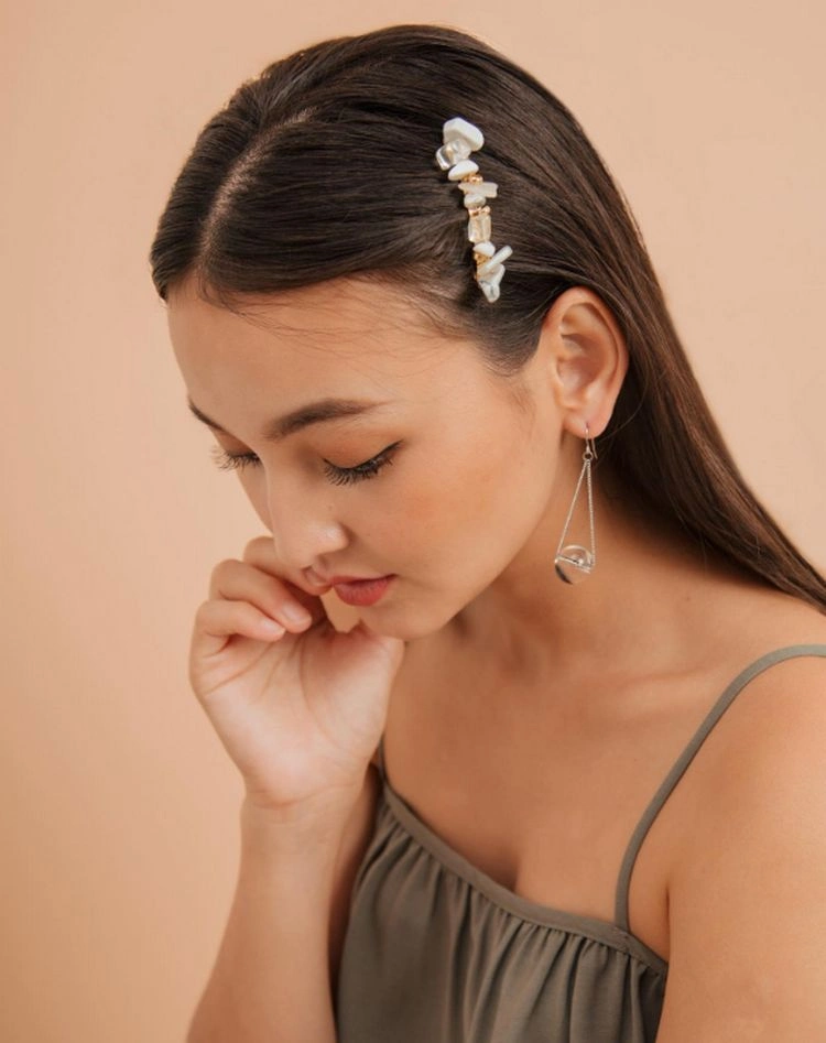 french clip barette für kurze, mittellange und lange offene haare