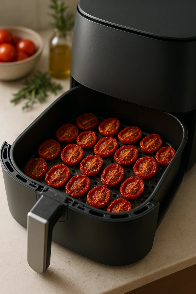 Tomaten trocknen in der Heißluftfritteuse: Anleitung &amp; Tipps