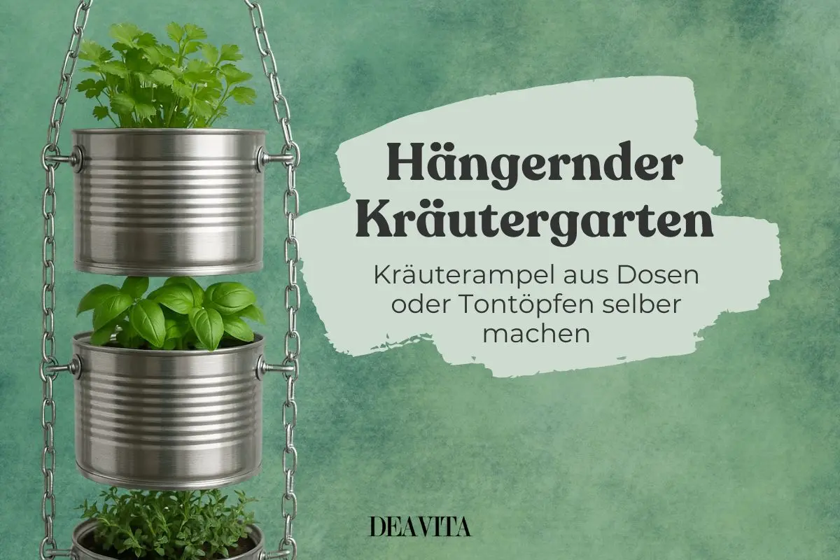 Hängender Kräutergarten für Garten, Terrasse & Balkon - Bauen Sie eine Kräuterampel