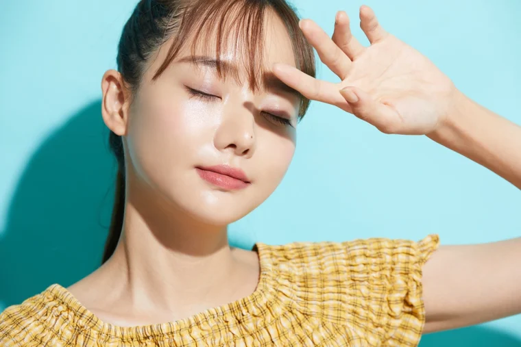 hautpflege im sommer spf über make up strahlende haut