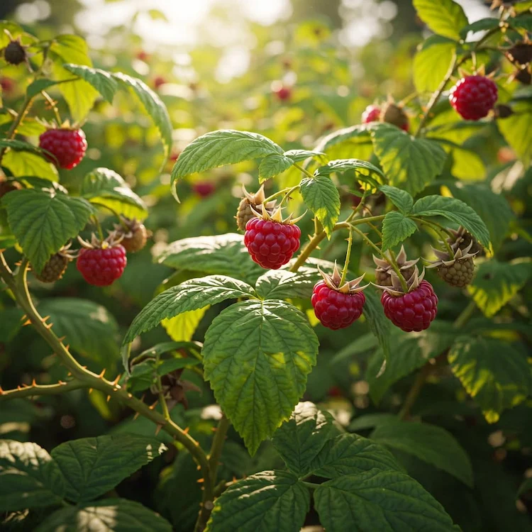 Himbeeren mit Rindenmulch versorgen geht das
