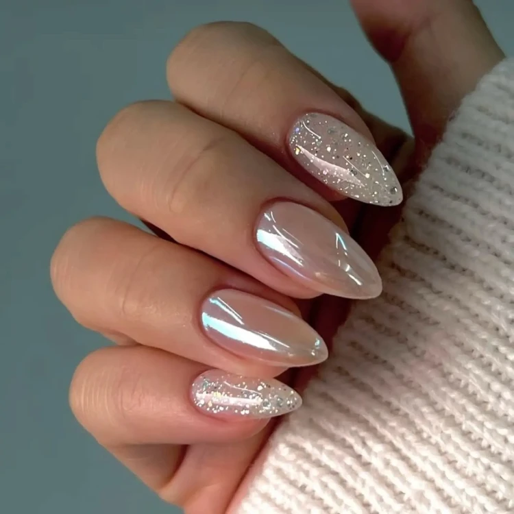 hochzeitsgäste glitzernägel