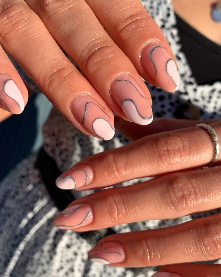 hochzeitsgast negative space nails