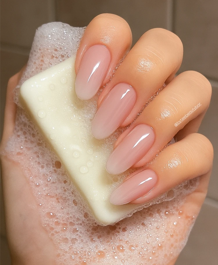 nageltrends im august soap nails