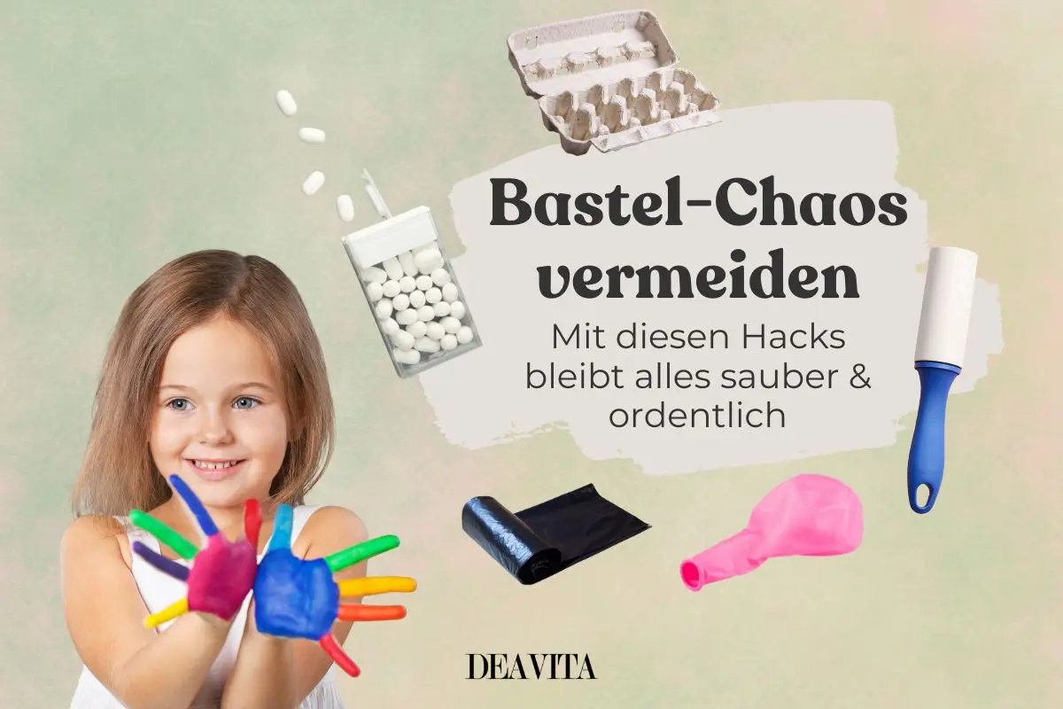 Praktische Bastel-Hacks gegen Chaos nach dem Basteln