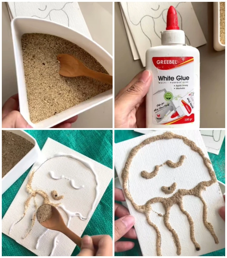 sandbild schritt für schritt selber machen