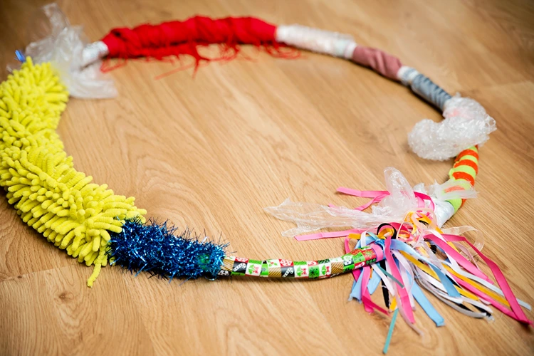 sensorik hula hoop selber machen