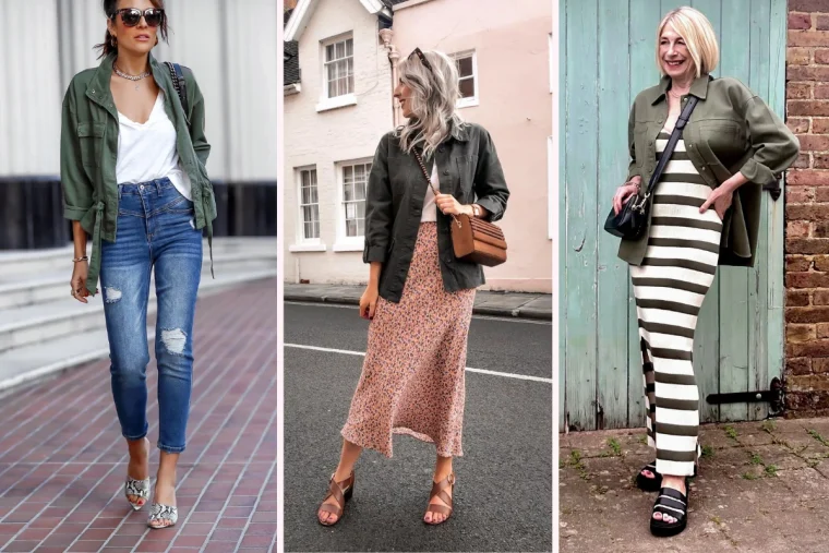 styling utility jacke im sommer