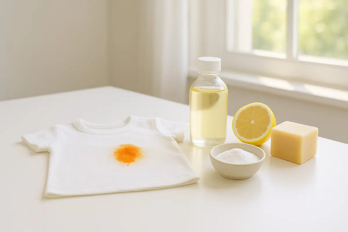 Wie kann man aus Shirt, Babykleidung und Co. Karottenflecken entfernen