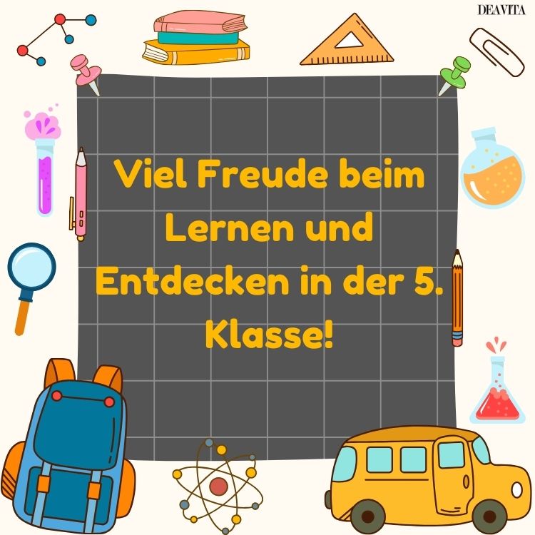 5 klasse einschulung kostenlose bilder mit wünschen zum herunterladen