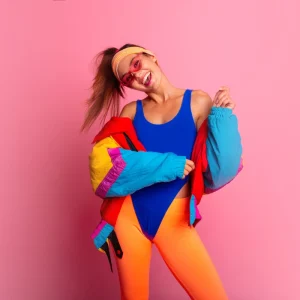 80er jahre inspirierte sommeroutfits mottoparty