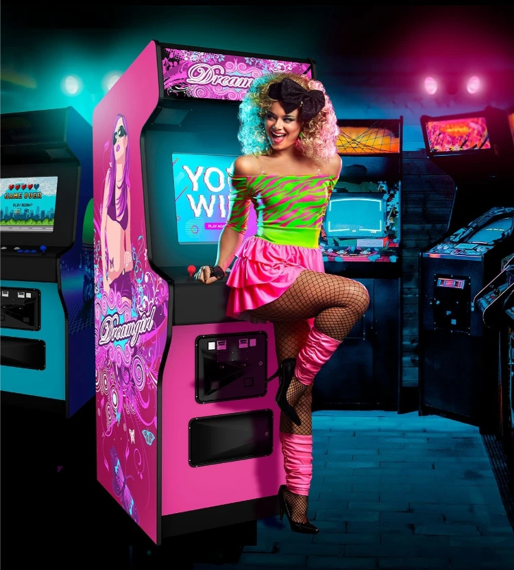 80er sommer outfit für party neon crop top & mini rock wie madonna