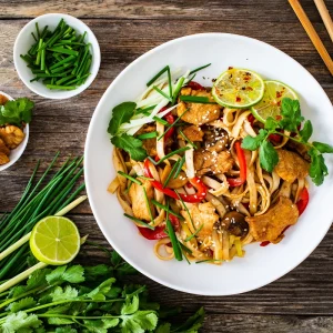 aromatische udon nudeln asiatisches soulfood