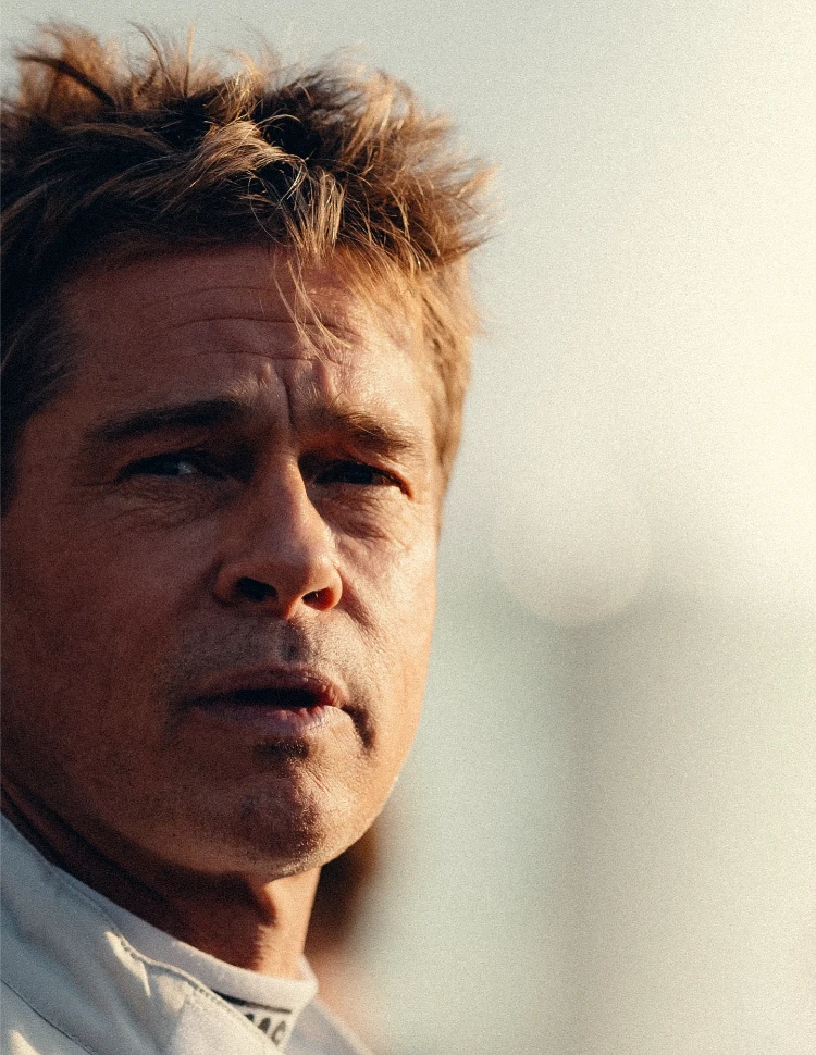 brad pitt als sonny hayes im f1 film – frisuren