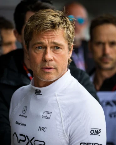 brad pitt in f1 film frisur