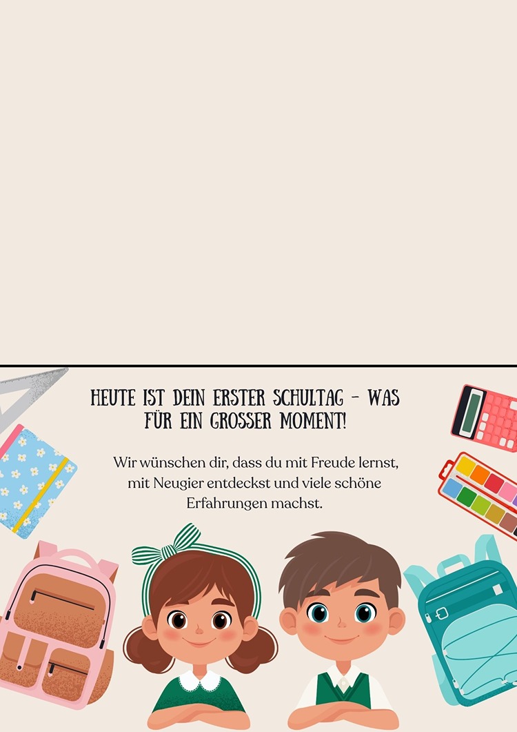 einschulung karten zum herunterladen