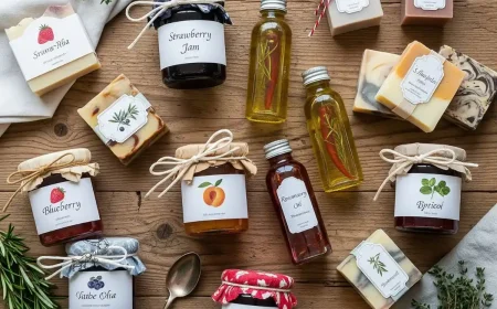 Etiketten für Marmeladen selber machen Anleitung