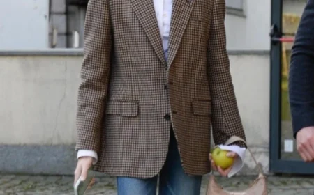 für party und büro outfit mit karo blazer stylen wir so!