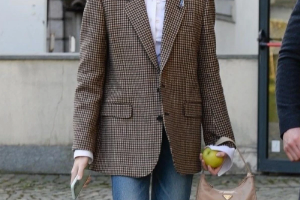 für party und büro outfit mit karo blazer stylen wir so!