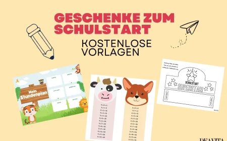 geschenke zum schulstart kostenlose vorlagen