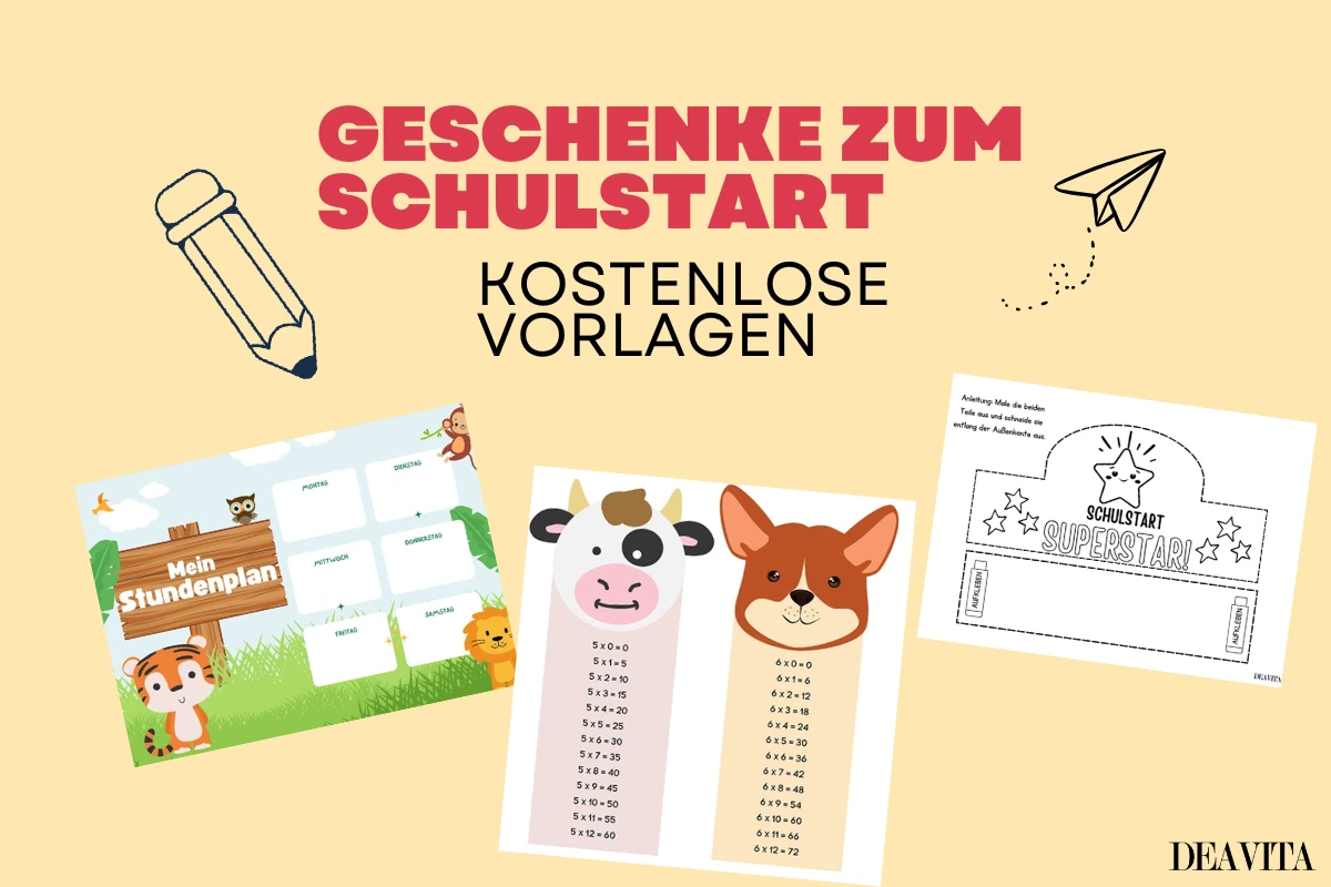 geschenke zum schulstart kostenlose vorlagen