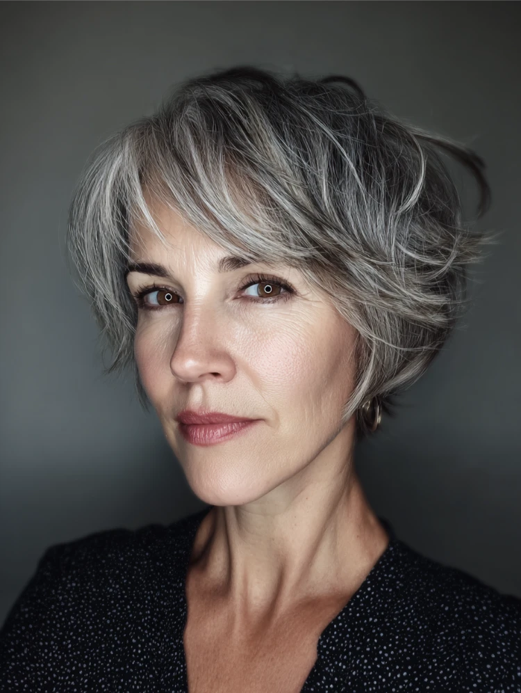 graphit grau bixie mit textur und volumen