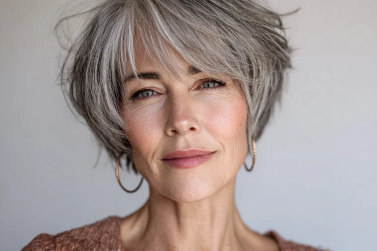 grauer bixie haarschnitt