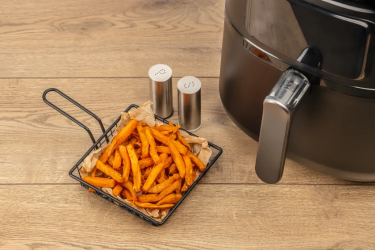 knusprige süßkartoffel pommes aus dem airfryer