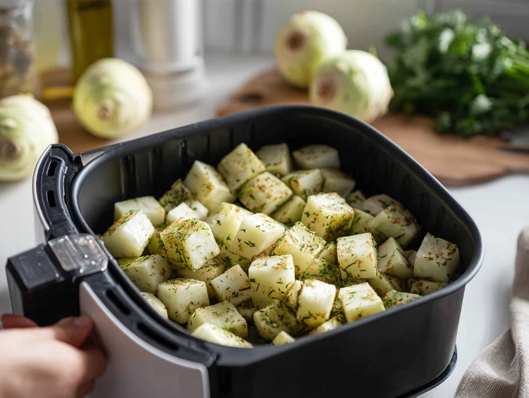 Kohlrabi im Airfryer zubereiten: Schnell, gesund &amp; lecker