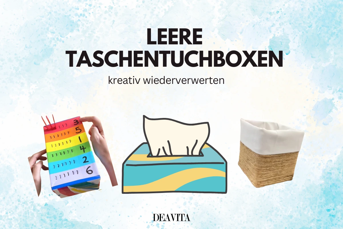 leere taschentuchboxen kreativ wiederverwerten