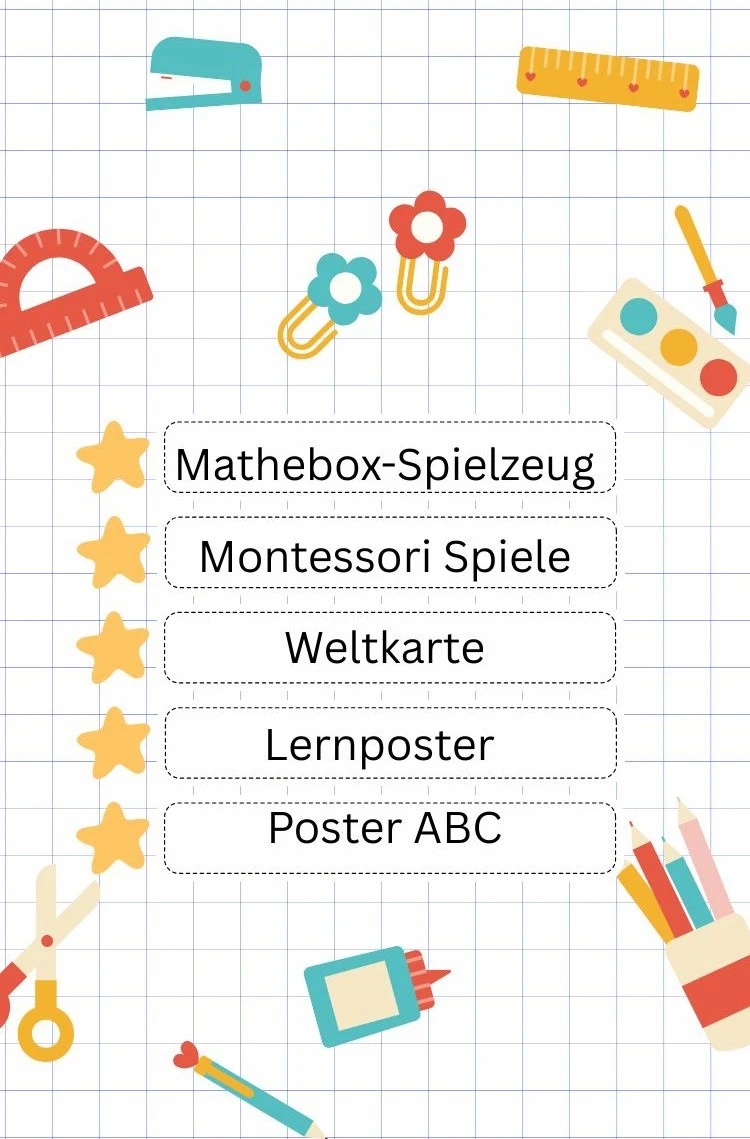 Lernsets zum ersten Schultag schenken