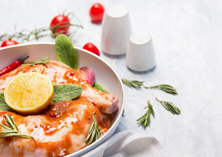 marinaden und dressings mildern