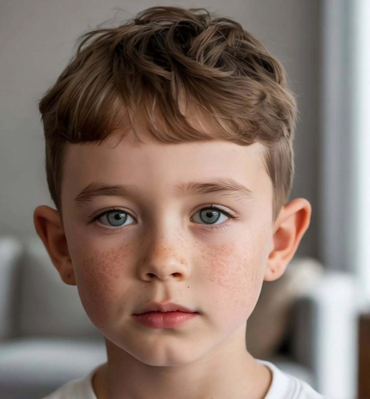 Mittellange Haare für Jungs ab 8 Jahren Textured Crop