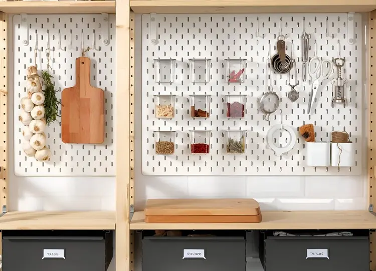 Moderne Küchengestaltung mit cleverem Verstausystem