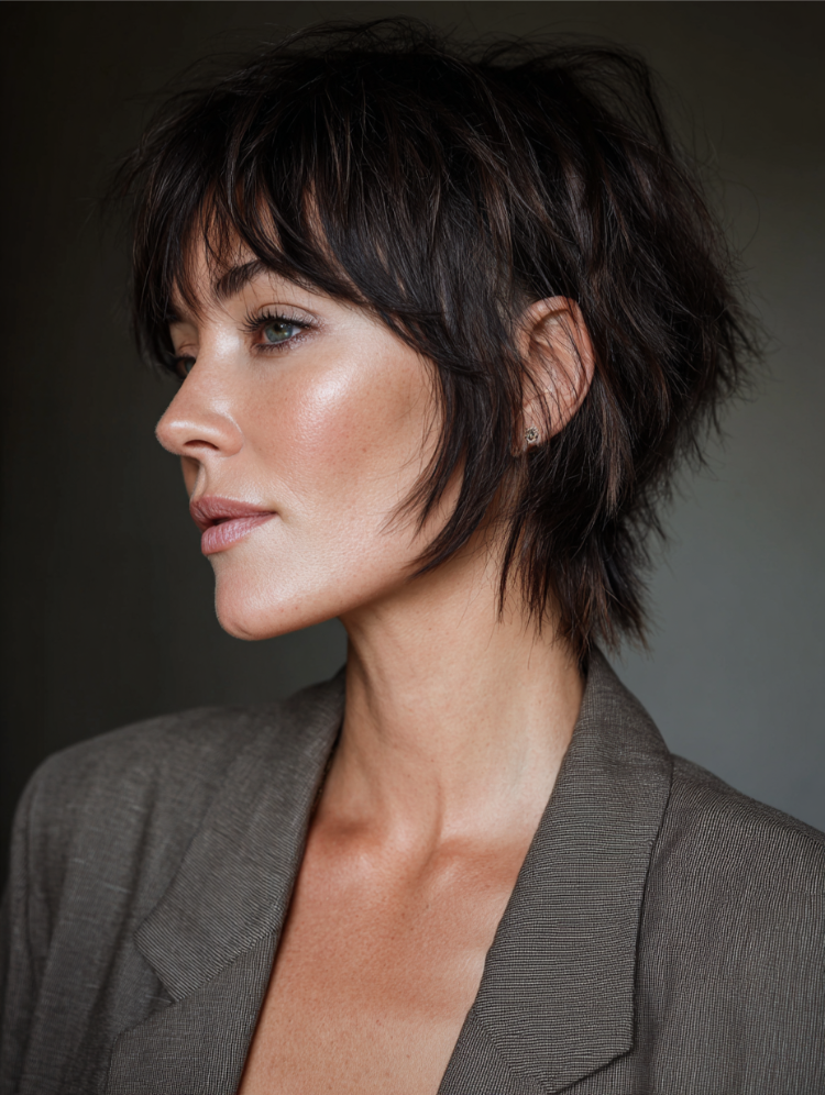 mullet frisur wie charlize theron