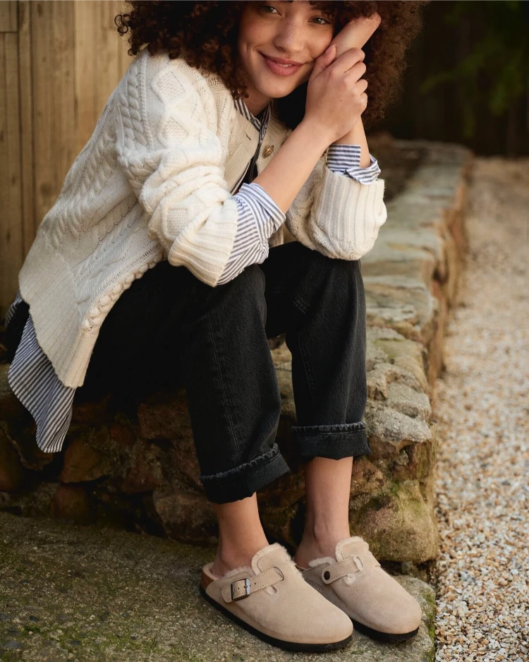 outfit mit birkenstock boston für den herbst