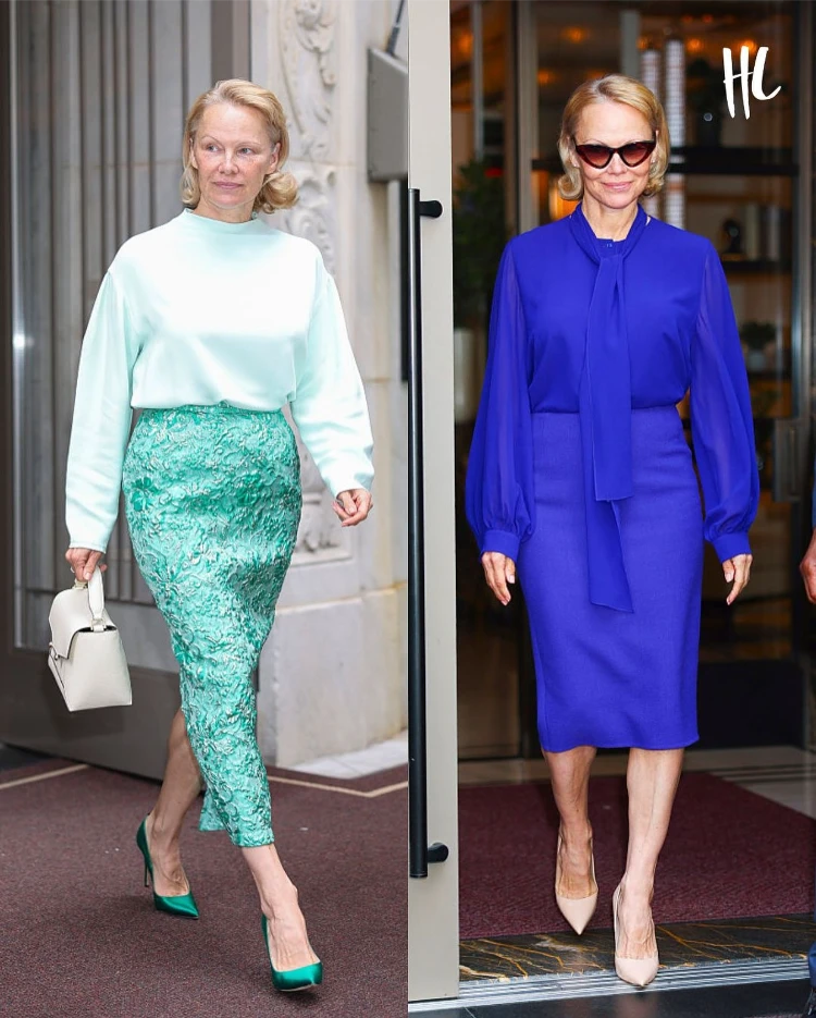 pamela anderson mit flippy bob in new york