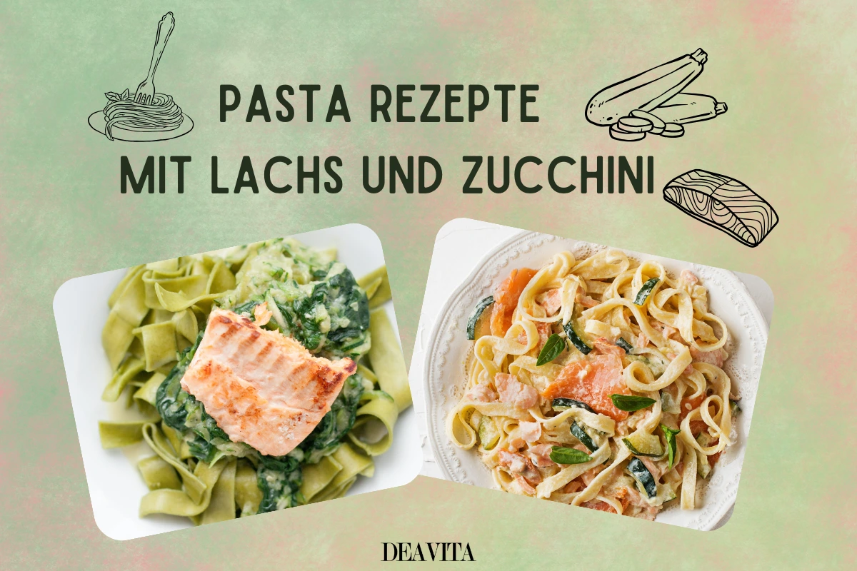 pasta rezepte mit lachs und zucchini