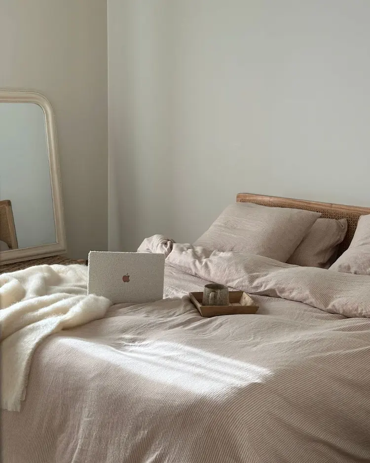 Pastellfarben im Schlafzimmer hellgrüne Nuancen