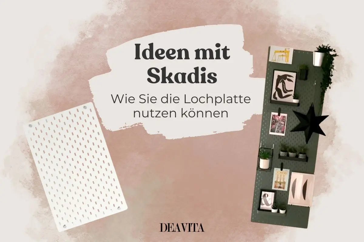 Praktische und dekorative Ideen für die Ikea-Lochplatte Skadis für Ihr Zuhause